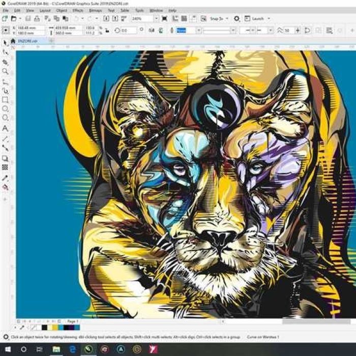 Diseño de imagen en corel draw